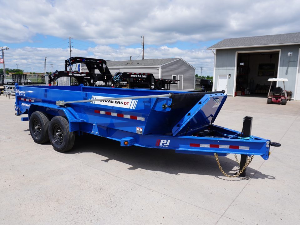 New 2027 PJ Trailers DT1 83"x16ft Dump Trailer