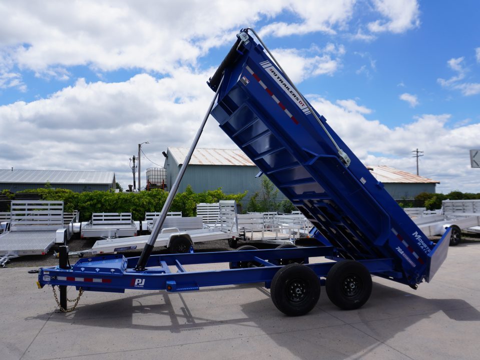 New 2027 PJ Trailers DT1 83"x16ft Dump Trailer