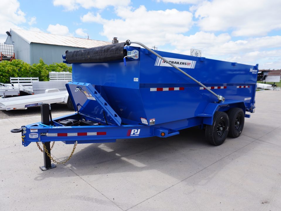 New 2027 PJ Trailers DT1 83"x16ft Dump Trailer