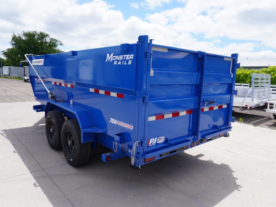 New 2027 PJ Trailers DT1 83"x16ft Dump Trailer