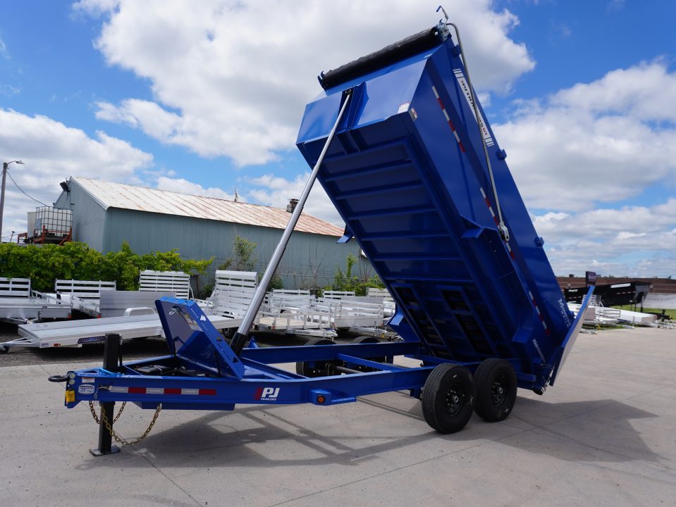 New 2027 PJ Trailers DT1 83"x16ft Dump Trailer