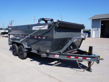 New 2027 PJ Trailers DT1 83"x16ft Dump Trailer