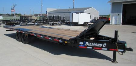 New 2026 Diamond C Trailers DET208 24ft Tilt Trailer