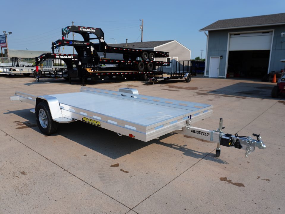 New 2027 Aluma 80"x15ft Tilt Trailer