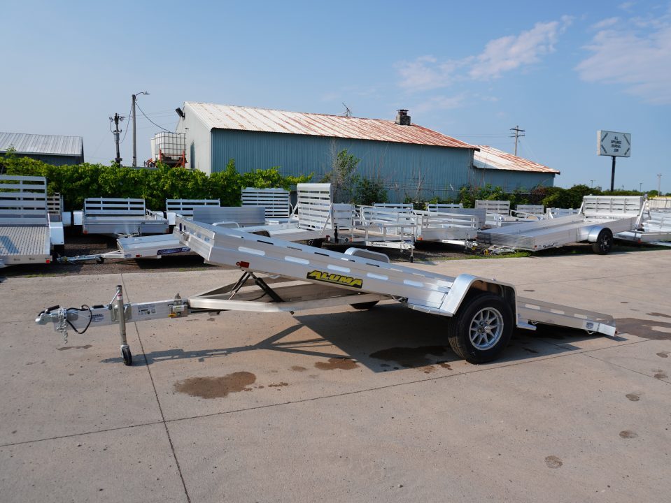 New 2027 Aluma 80"x15ft Tilt Trailer