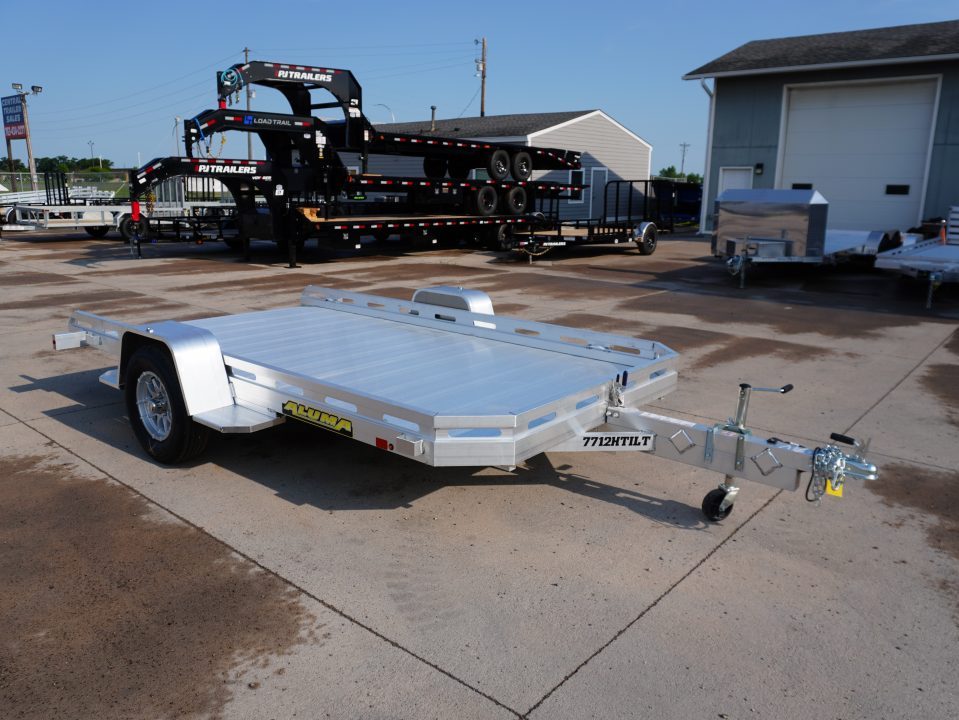 New 2027 Aluma 77"x12ft Tilt Trailer