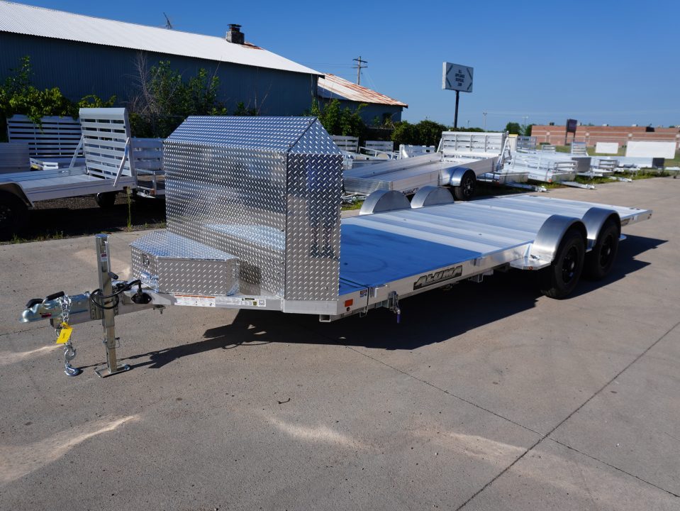 New 2027 Aluma 82"x20ft Heavy Low Pro Tilt Trailer