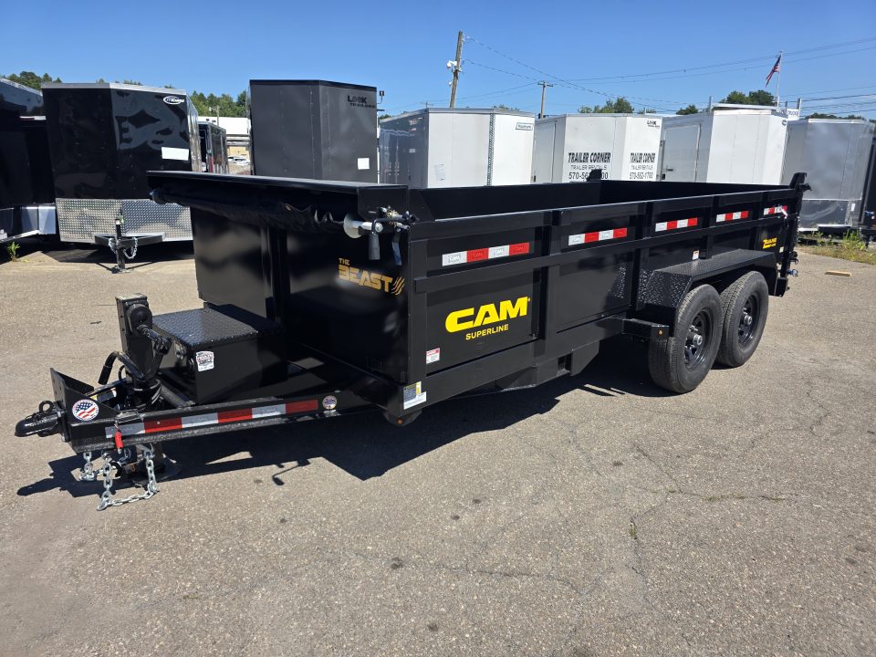 New 2026 Cam Superline BEAST 7X16 15.4K Dump Trailer