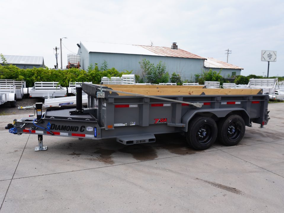 New 2027 Diamond C Trailers LPT207 82"x14ft Dump Trailer