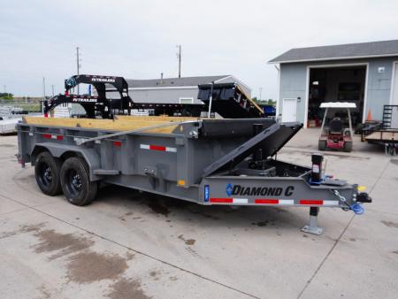 New 2027 Diamond C Trailers LPT207 82"x14ft Dump Trailer