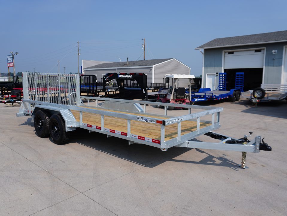 New 2027 Drive Trailers 81"x18ft Utility Trailer