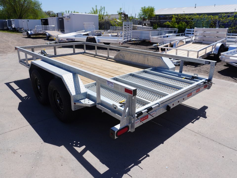 New 2027 Drive Trailers 7x14ft Galvanized Utility Trailer
