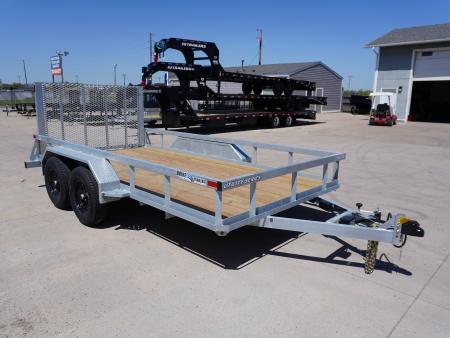 New 2027 Drive Trailers 7x14ft Galvanized Utility Trailer