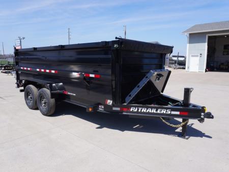New 2027 PJ Trailers DM 83"x16ft Dump Trailer