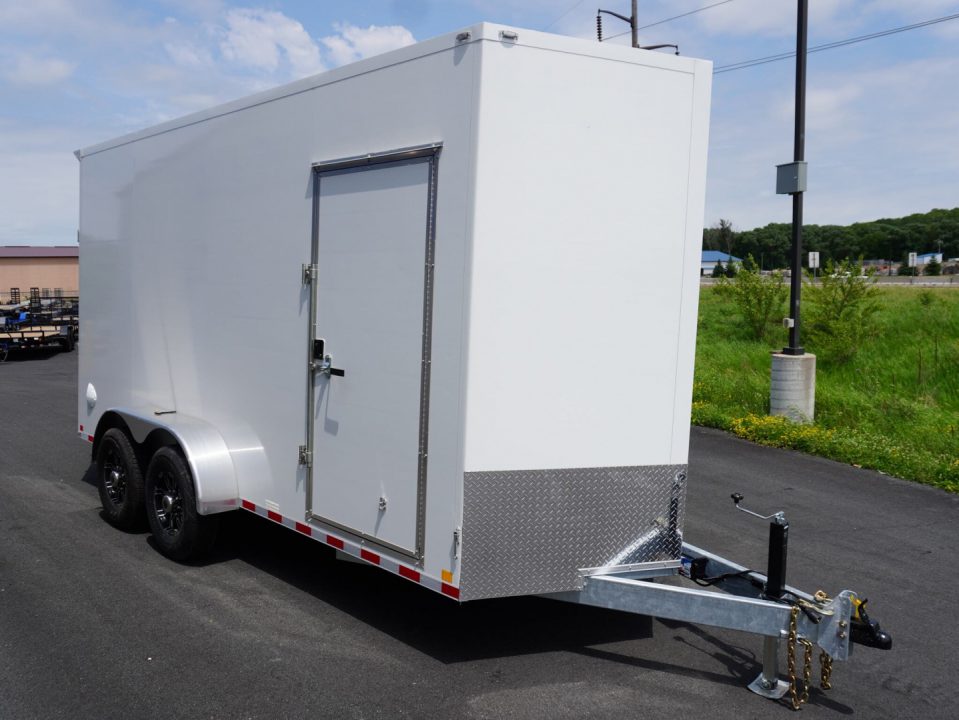 New 2025 Cell-Tech Trailers 7x16ft Galvanized Enclosed