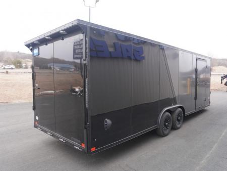 New 2026 Discovery Trailers 8.5x24+5'V Snowmobile Trailer