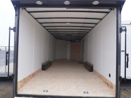New 2026 Discovery Trailers 8.5x24+5'V Snowmobile Trailer