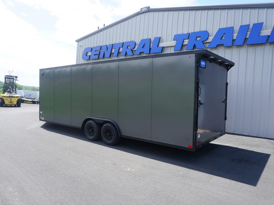 New 2026 Discovery Trailers 8.5x24+5'V Snowmobile Trailer