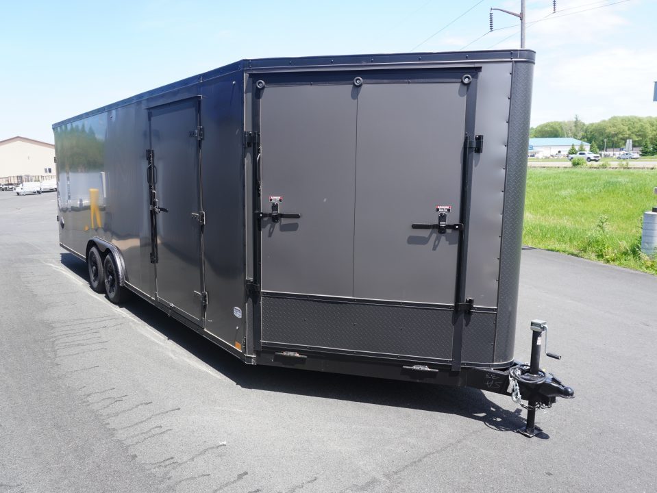 New 2026 Discovery Trailers 8.5x24+5'V Snowmobile Trailer