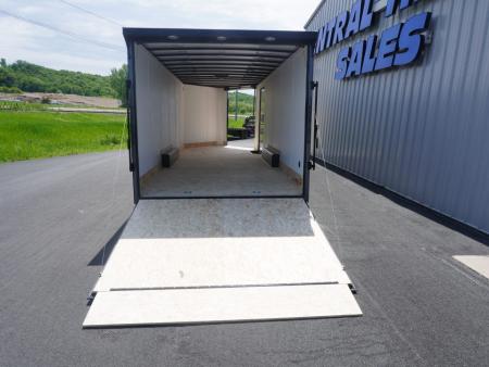 New 2026 Discovery Trailers 8.5x24+5'V Snowmobile Trailer