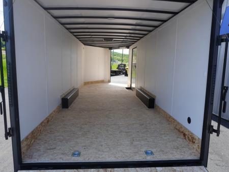 New 2026 Discovery Trailers 8.5x24+5'V Snowmobile Trailer