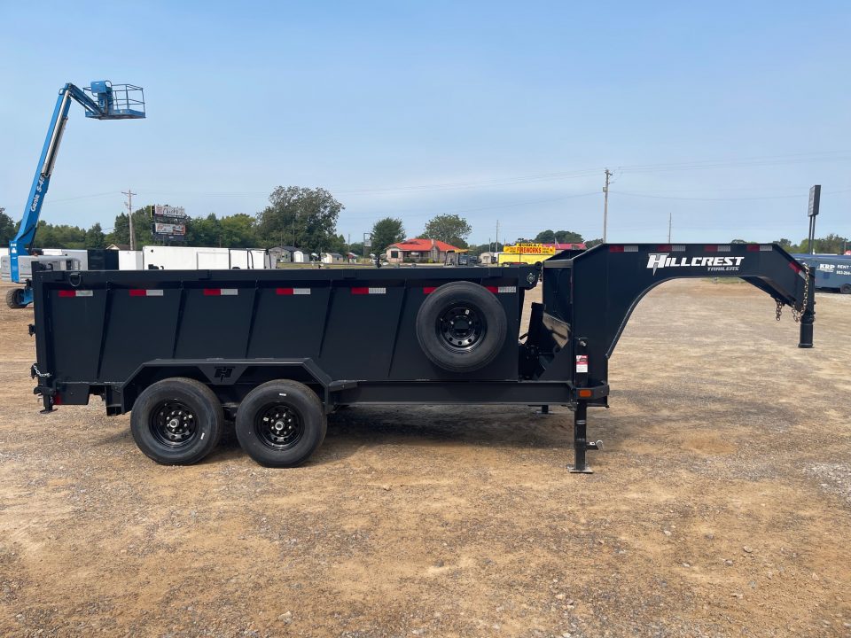 New 2026 Hillcrest Trailers 14SGDH 14X83 TELESCOPIC Dump Trailer