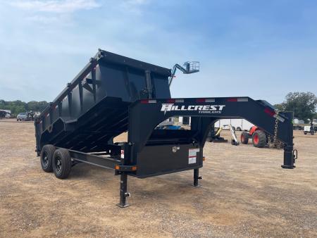 New 2026 Hillcrest Trailers 14SGDH 14X83 TELESCOPIC Dump Trailer