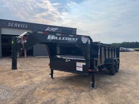 New 2026 Hillcrest Trailers 14SGDH 14X83 TELESCOPIC Dump Trailer