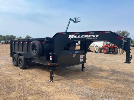 New 2026 Hillcrest Trailers 14SGDH 14X83 TELESCOPIC Dump Trailer