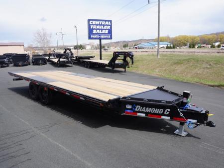 New 2026 Diamond C Trailers DET207 22ft Deckover Tilt