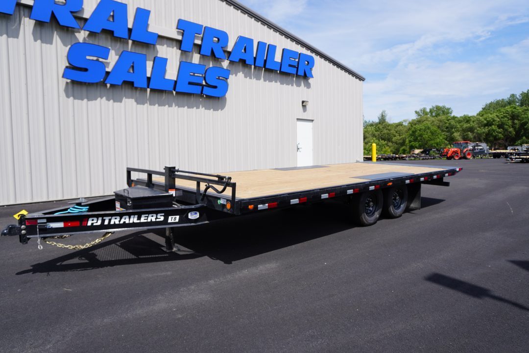 New 2026 PJ Trailers T8 22ft Tilt Trailer
