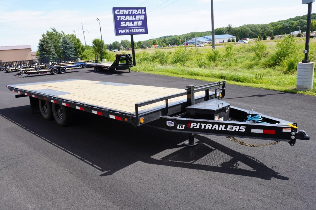 New 2026 PJ Trailers T8 22ft Tilt Trailer