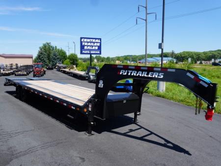 New 2026 PJ Trailers 28FT Gooseneck Deckover Trailer