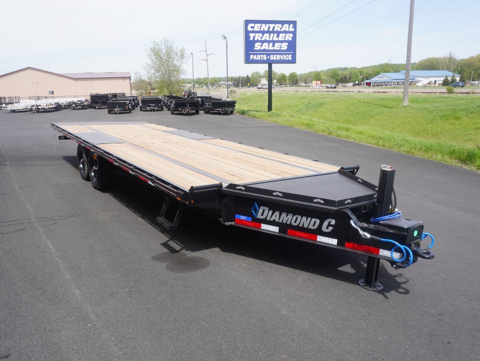 New 2026 Diamond C Trailers DET210 24ft Deckover Tilt Trailer