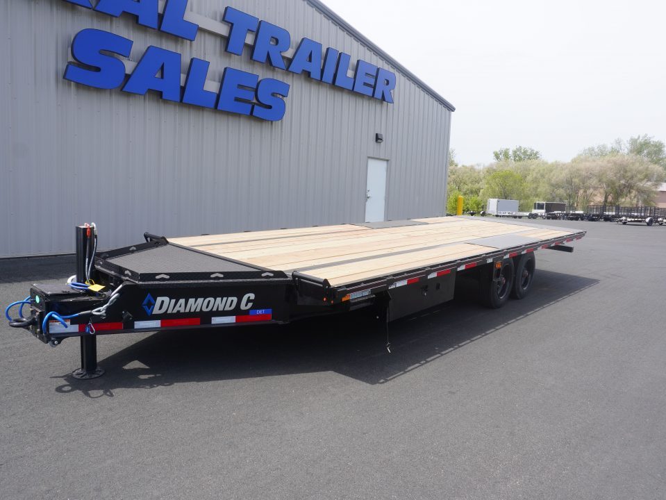 New 2026 Diamond C Trailers DET210 24ft Deckover Tilt Trailer