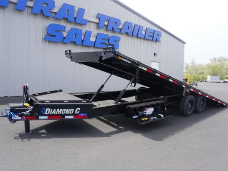 New 2026 Diamond C Trailers DET210 24ft Deckover Tilt Trailer