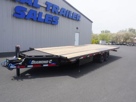 New 2026 Diamond C Trailers DET210 24ft Deckover Tilt Trailer