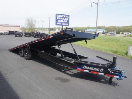 New 2026 Diamond C Trailers DET210 24ft Deckover Tilt Trailer