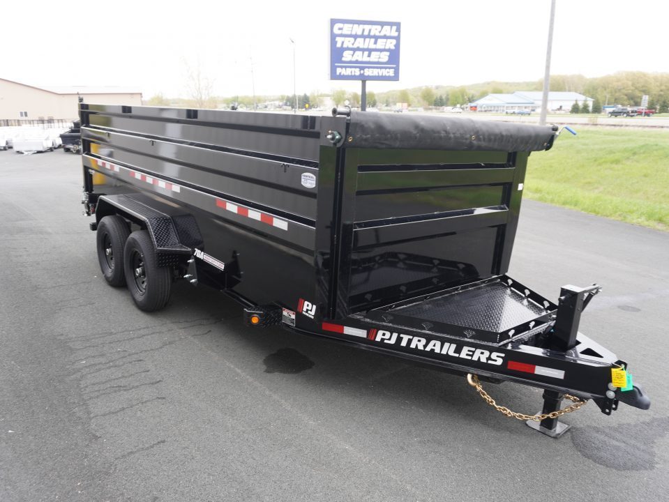 New 2027 PJ Trailers DM 83"x16ft Dump Trailer