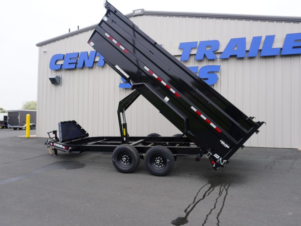 New 2027 PJ Trailers DM 83"x16ft Dump Trailer