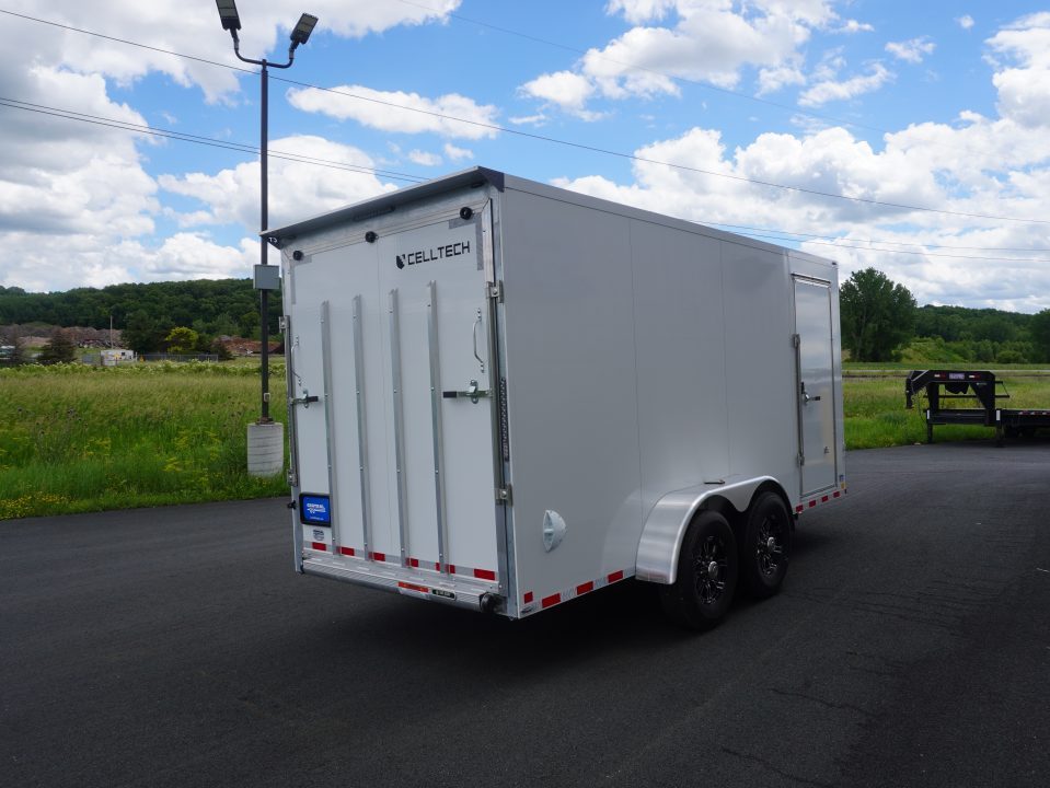 New 2026 Cell-Tech Trailers 7x16ft Galvanized Cargo / Enclosed Trailer