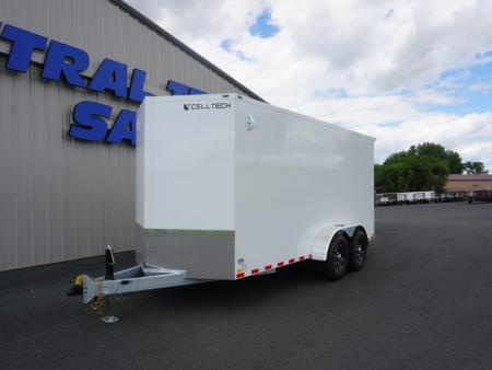 New 2026 Cell-Tech Trailers 7x16ft Galvanized Cargo / Enclosed Trailer