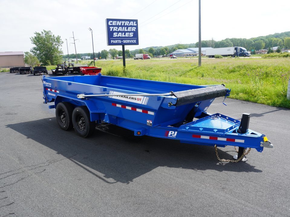 New 2027 PJ Trailers DT1 83"x16ft Dump Trailer