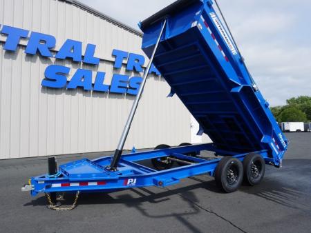 New 2027 PJ Trailers DT1 83"x16ft Dump Trailer