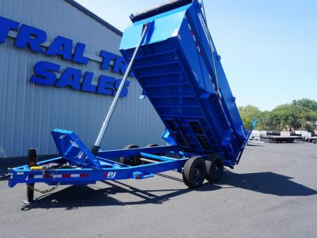 New 2027 PJ Trailers DT1 83"x16ft Dump Trailer