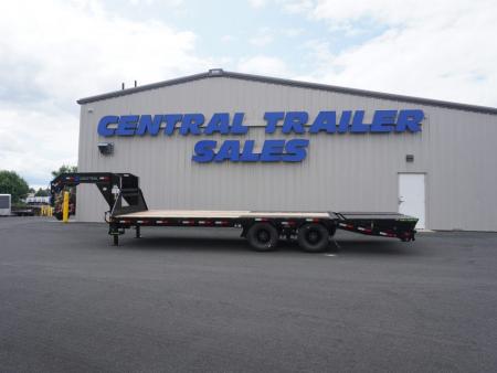 New 2026 Load Trail 25ft Gooseneck Deckover Flatbed Trailer