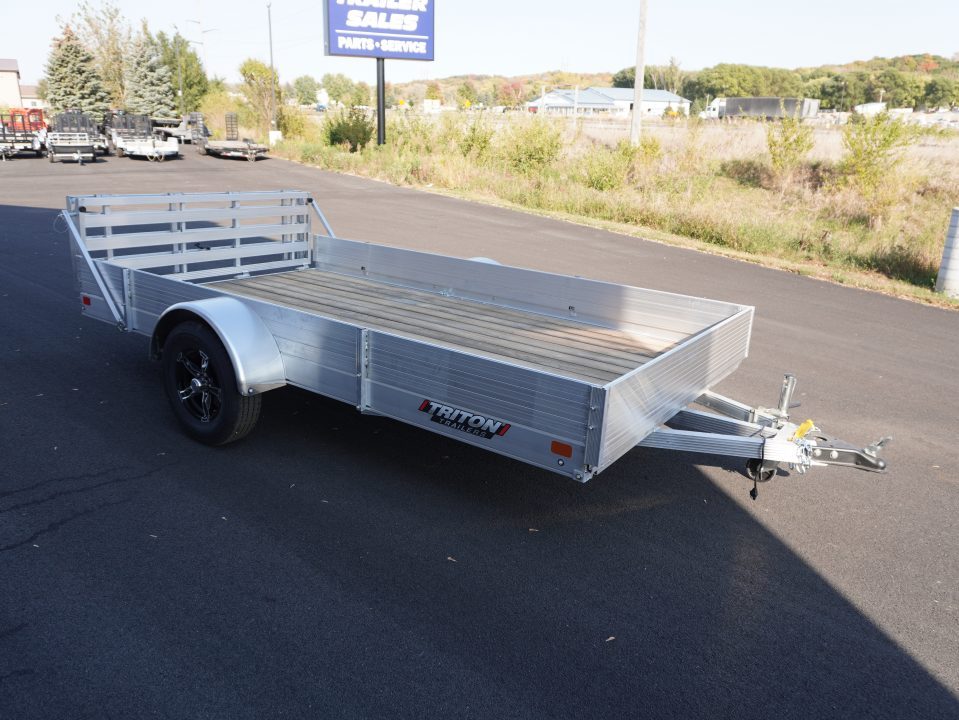 New 2026 Triton Trailers 81'x12ft Aluminum Utility Utility Trailer
