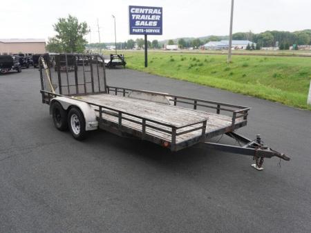 Used 2003 PJ Trailers 83"x16' Utility Trailer