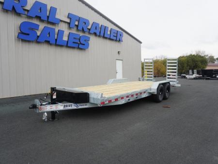 New 2027 Drive Trailers 82 X22' Galvanized Equipment Trailer