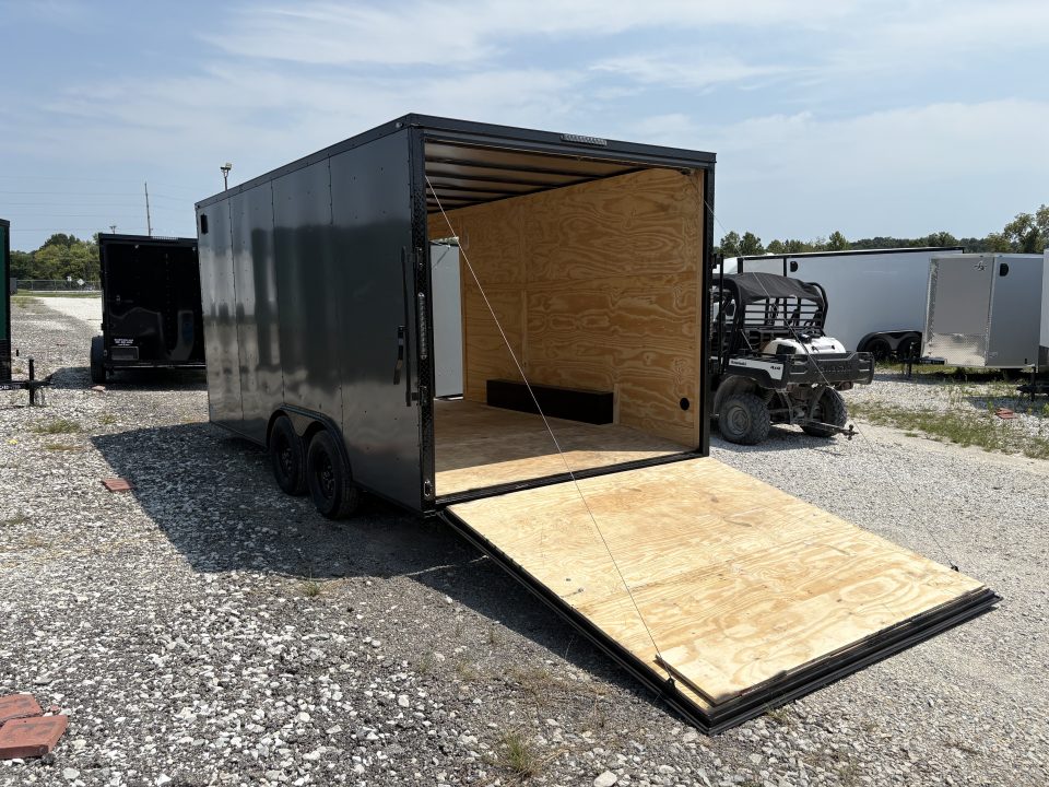 New 2027 Mammoth 8.5x16 TA, 7' interior height, 3.5k axles, .080 polycore, black out package Cargo / Enclosed Trailer